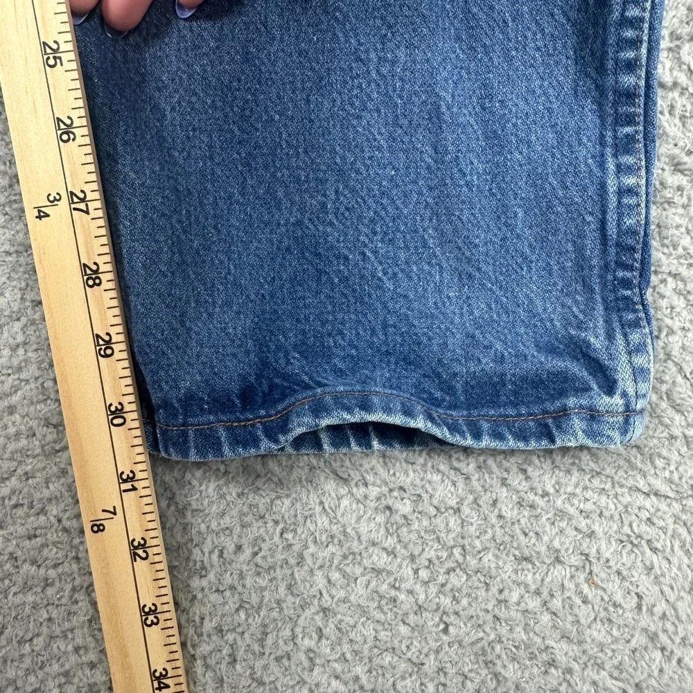 VTG Wrangler 13MWZ Cowboy Cut Jeans Men 36x32 (Fit 34x31) Blue Straight Made USA